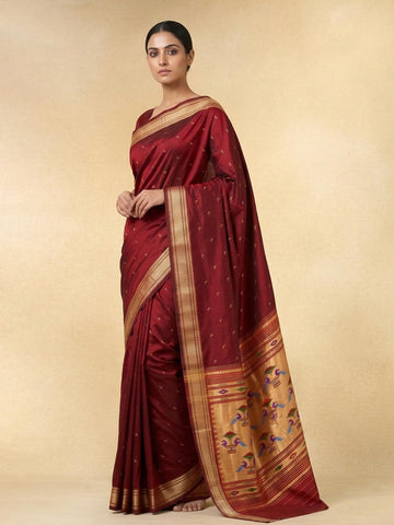 14 Peacock pallu paithani