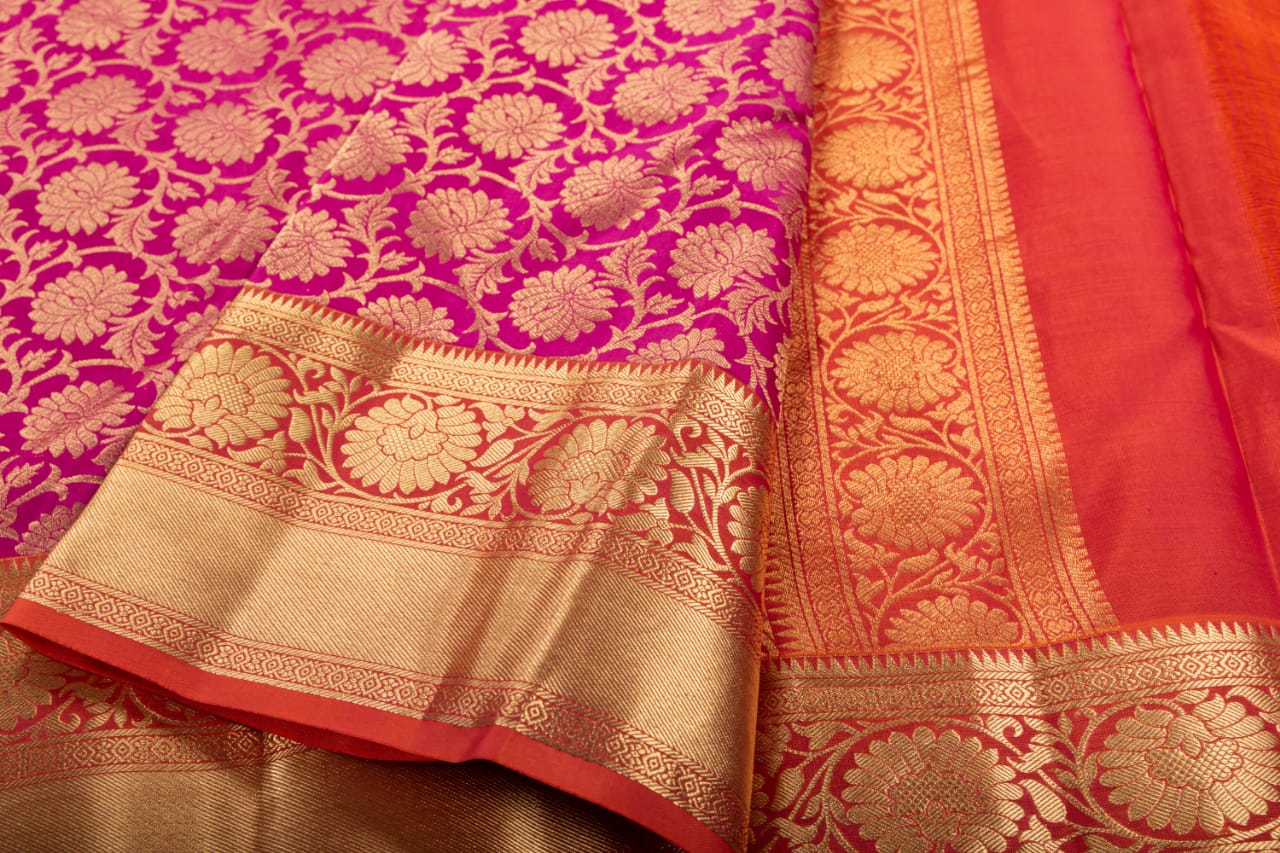 Floral Motifs kanjivaram