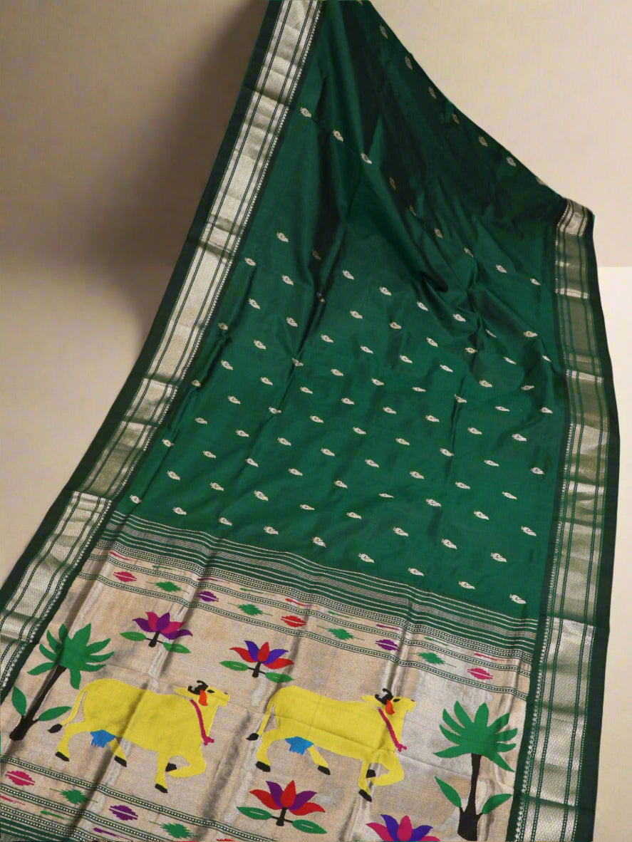 Fancy pallu paithani