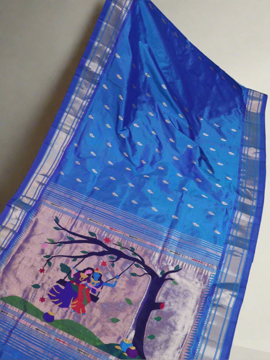 Fancy pallu paithani