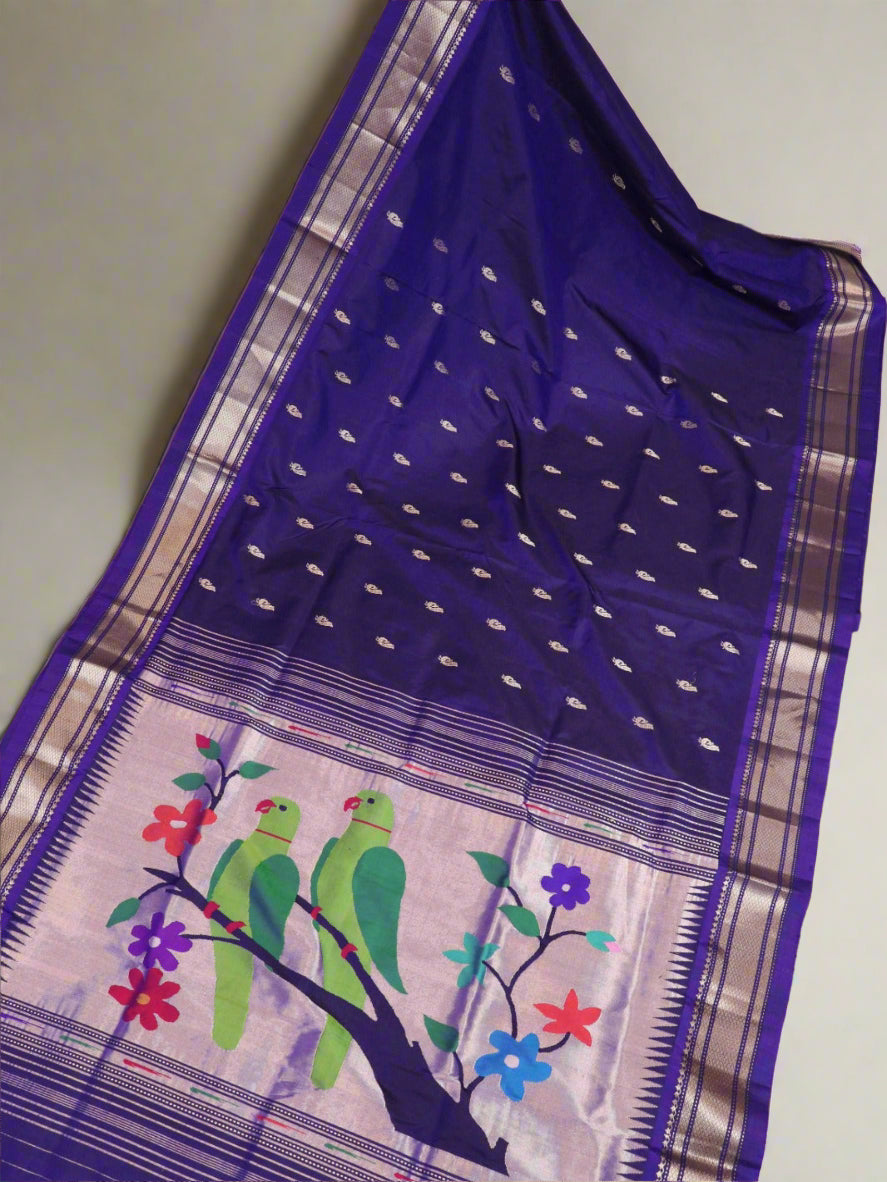 Fancy pallu paithani