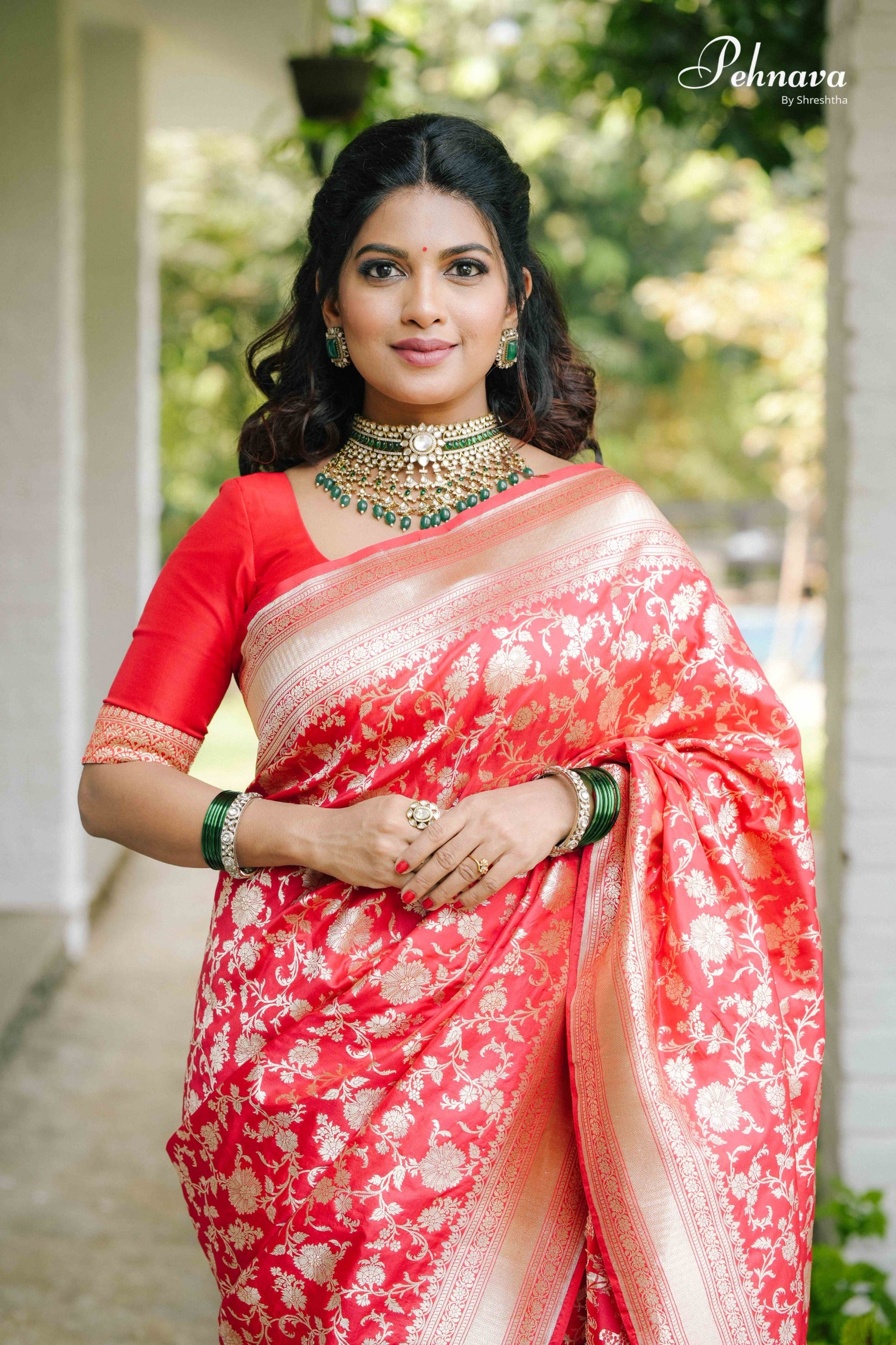 Banarasi kataan silk