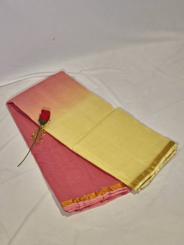 Dual tone shaded kota doria saree