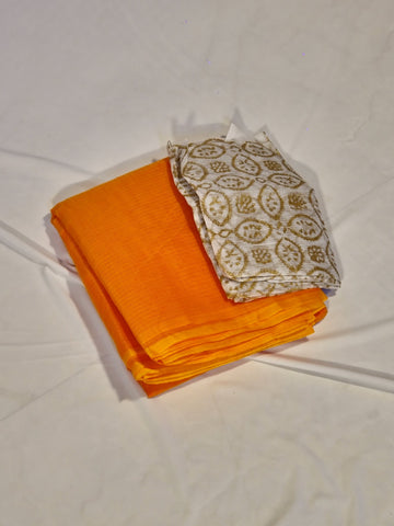 Embroidered Kota Doria saree