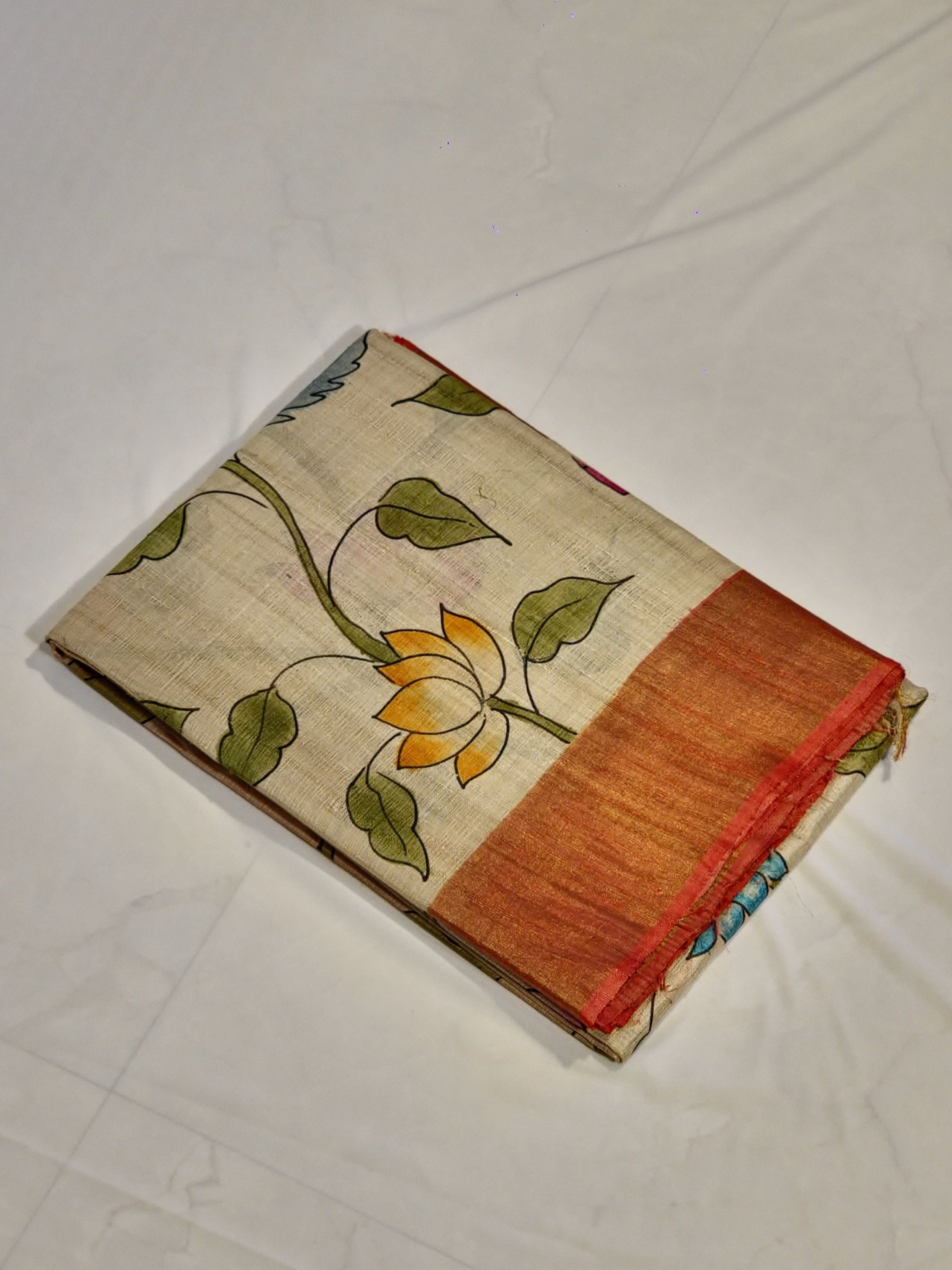 Kalamkari print Kosa saree